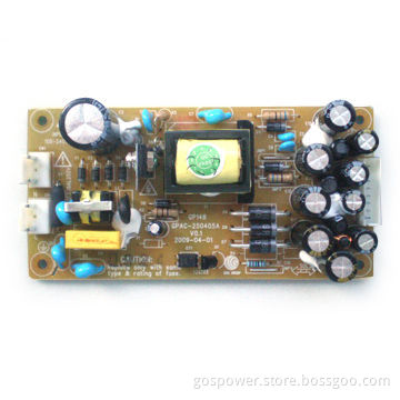 Switching Power Supply with 76.8W Output Power, Designed for DVB